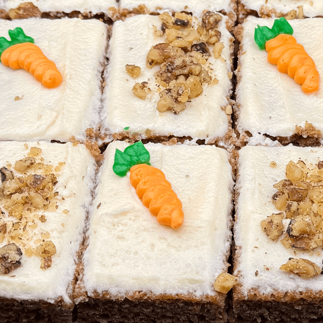Classic Carrot Cake Slices X 12