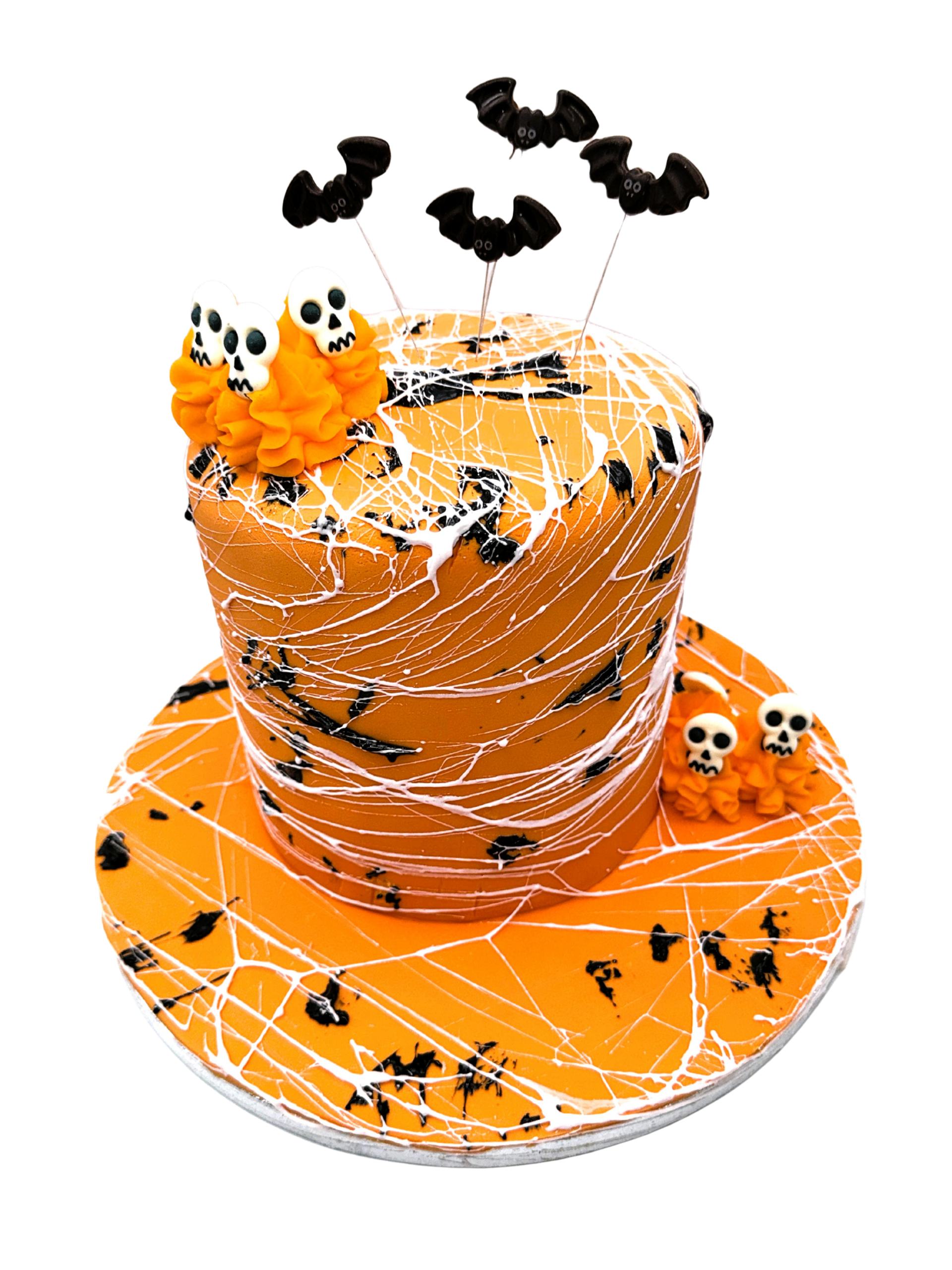 Halloween Scary Bats And Goons Cake